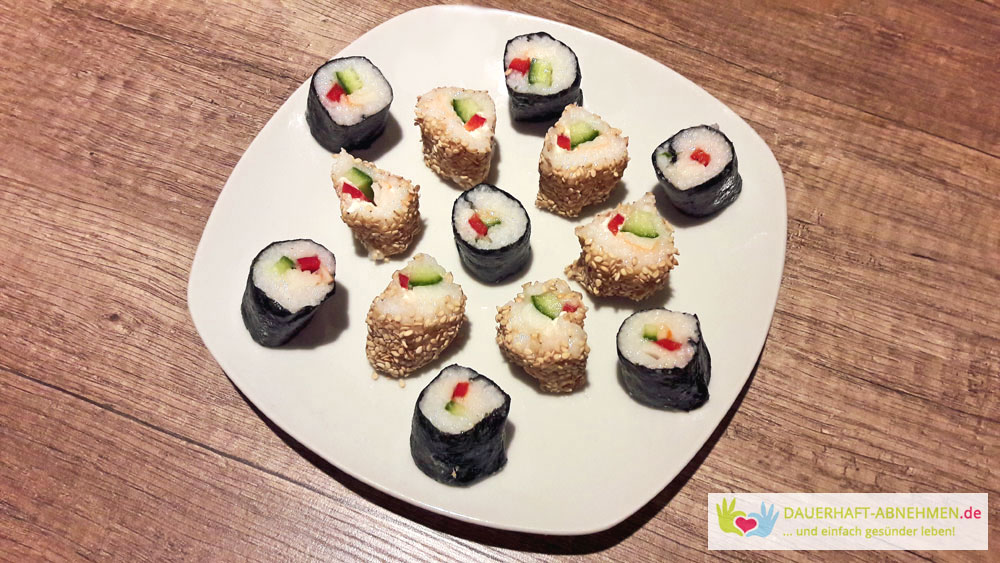 selbstgemachtes Sushi