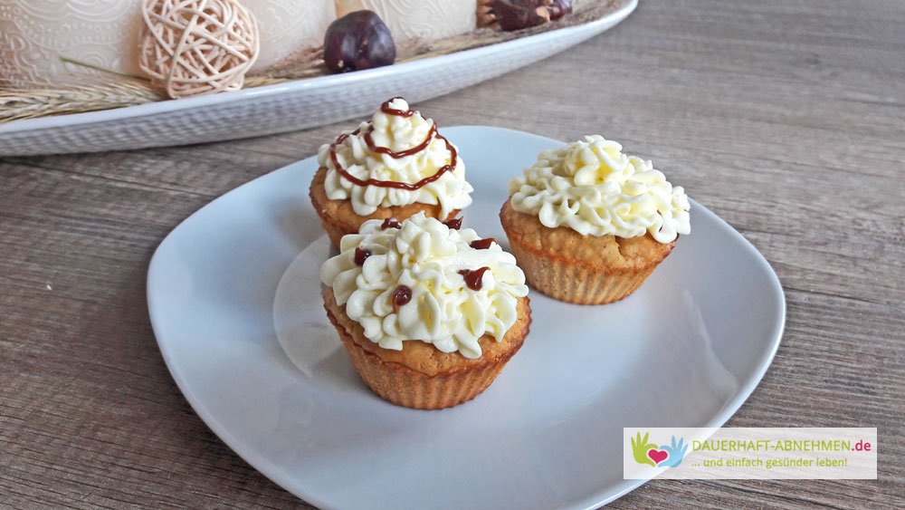 © dauerhaft-abnehmen.de - Mandy Apfelmus-Cupcakes