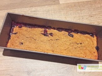 Bananenbrot mit Heidelbeeren